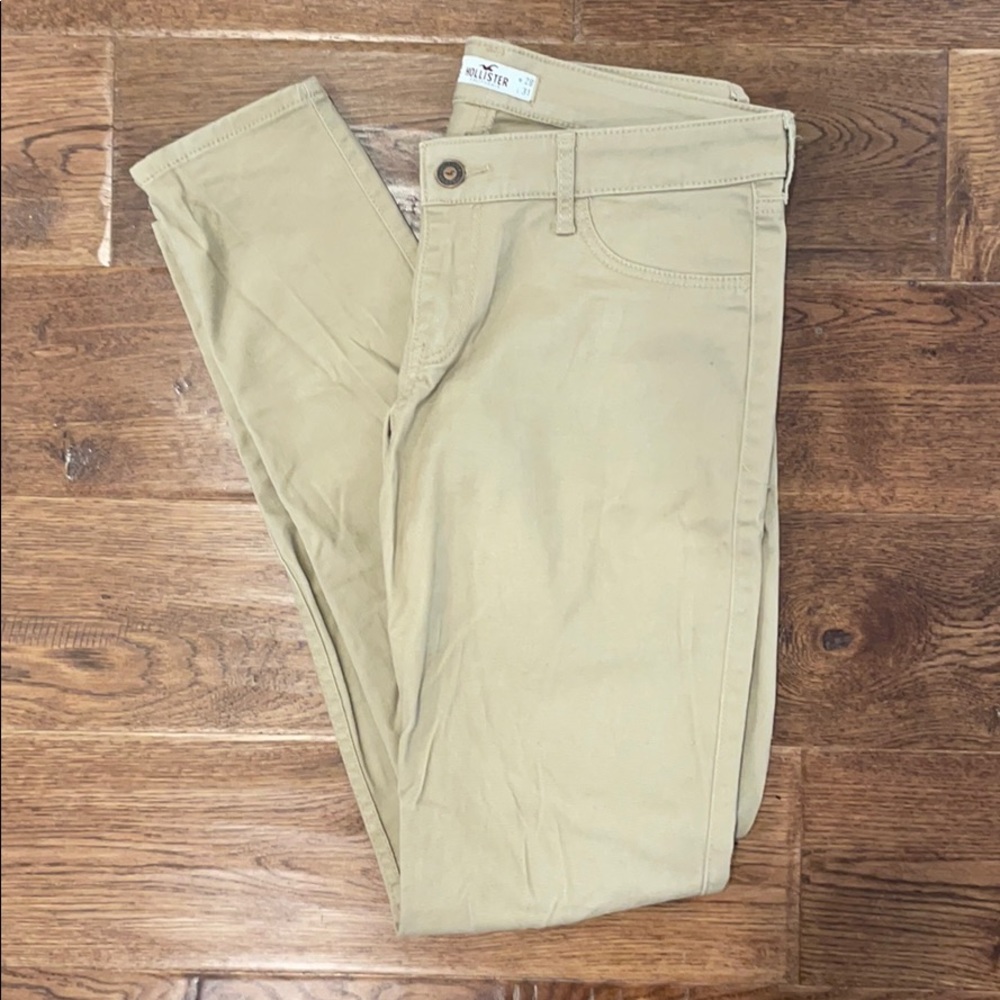 Hollister Super Skinny dark Khaki jeans